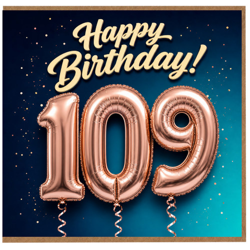 109th Birthday Card