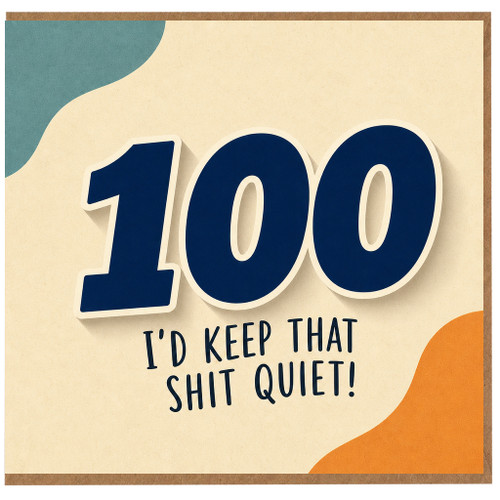 100th Birthday Card