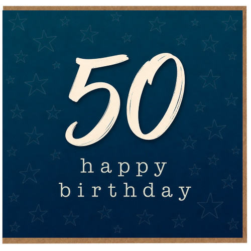 50th Birthday Card