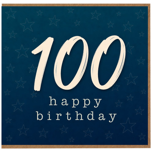 100th Birthday Card