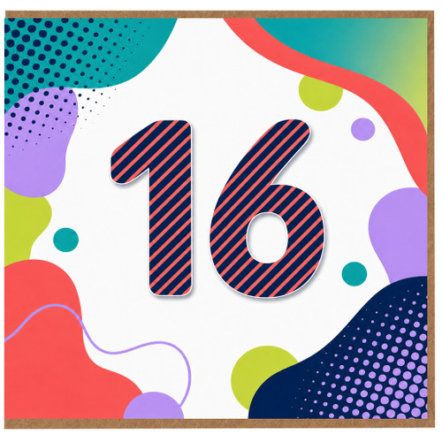 16th Birthday Card