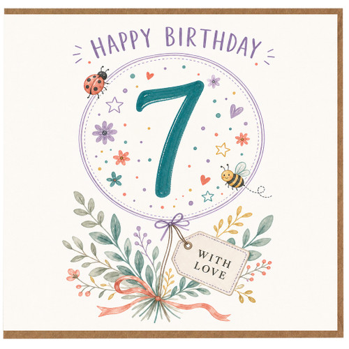 7th Birthday Card