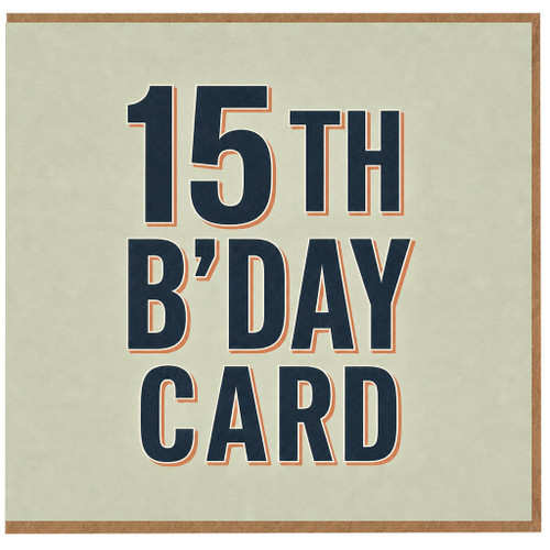 15th Birthday Card