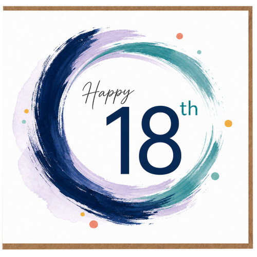 18th Birthday Card, Happy 18th Card