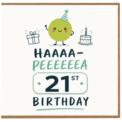 21st Birthday Card