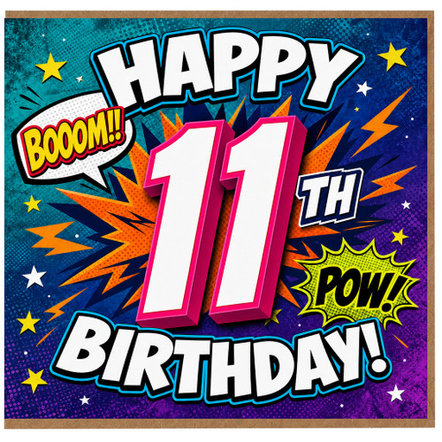 11th Birthday Card