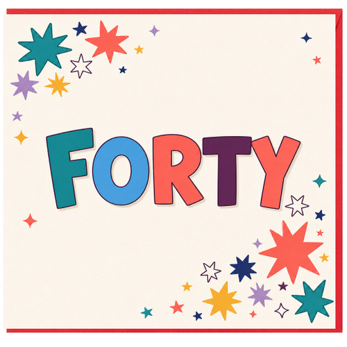 40th Birthday Card