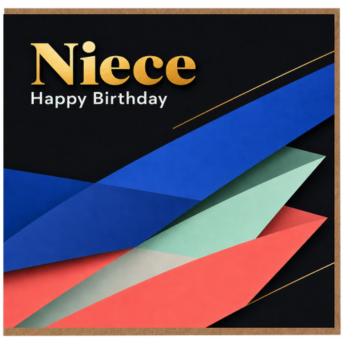 Niece Happy Birthday Card