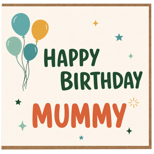 Mummy Happy Birthday Card