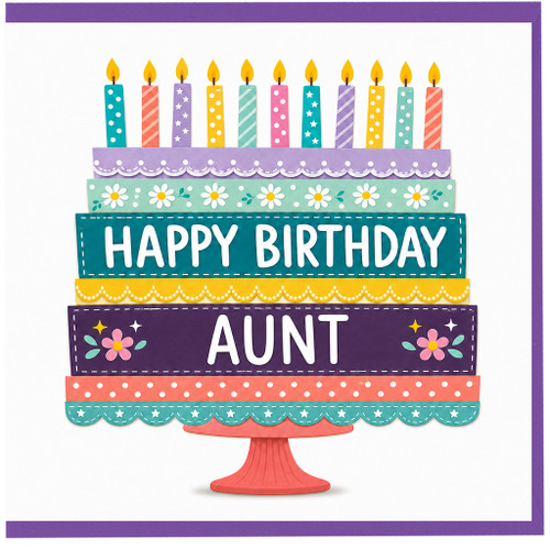 Aunt Happy Birthday Card