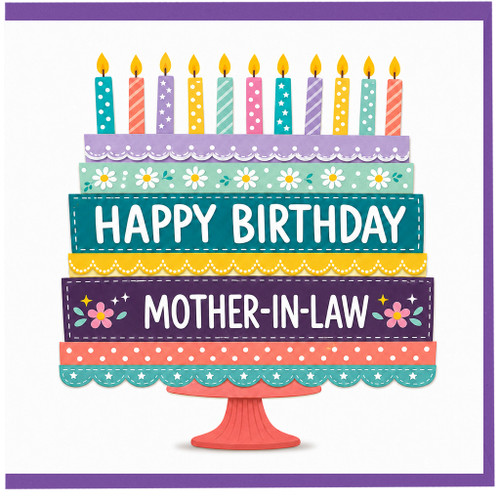 Mother - in - Law Birthday Card