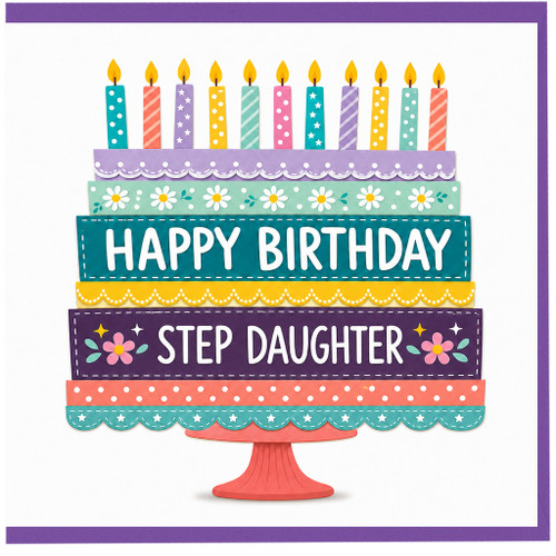 Step Daughter Birthday Card