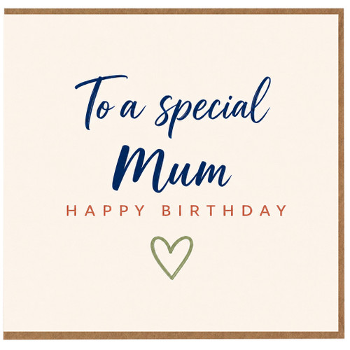 Mum Happy Birthday Card, To a Special Mum Birthday Card