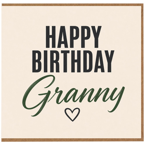 Granny Birthday Card, Happy Birthday Granny Card
