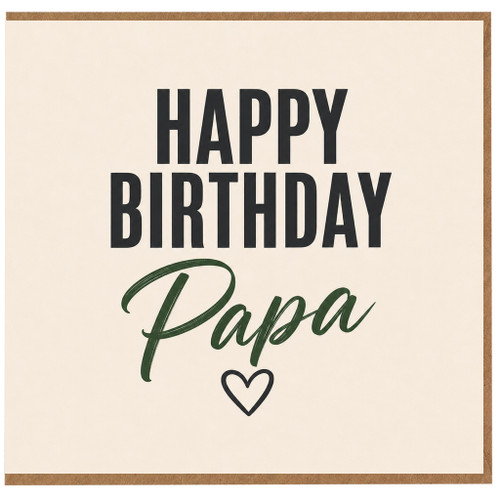 Papa Birthday Card
