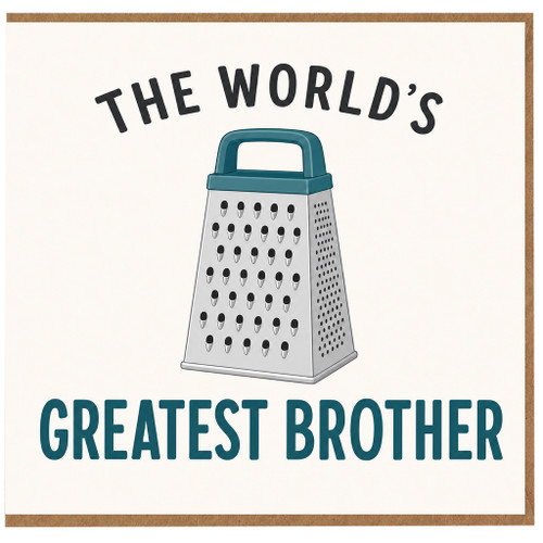 Brother Card, The World's Greatest Brother Greeting Card