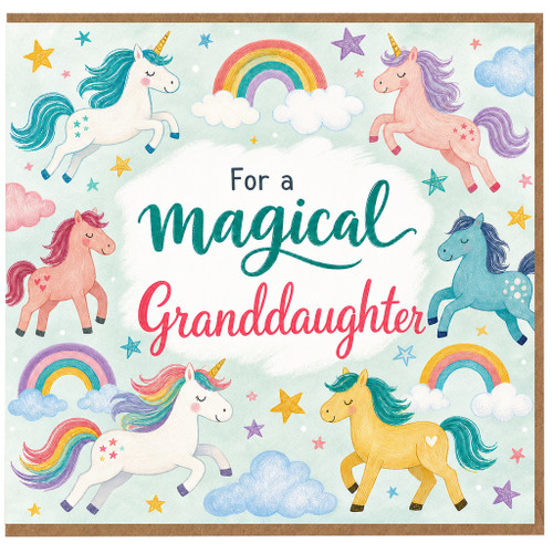 Granddaughter Magical Greeting Card
