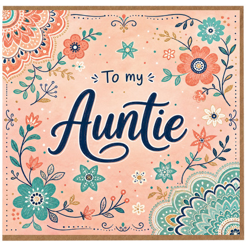 Auntie Greeting Card