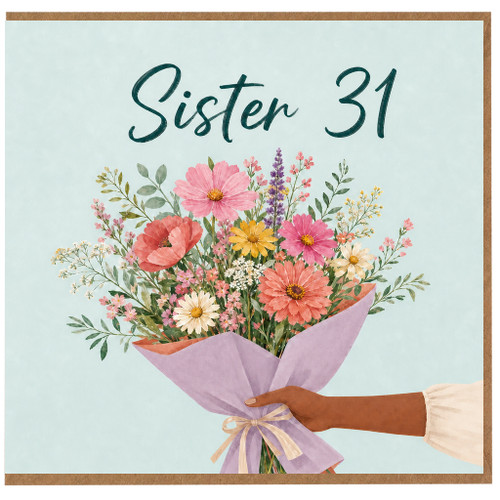 Sister 31st Birthday Card