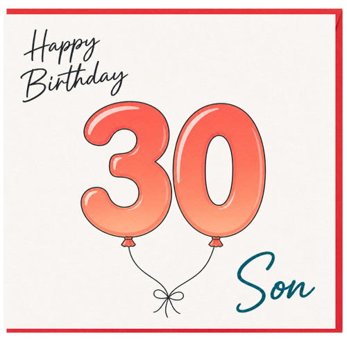 Son 30th Birthday Card