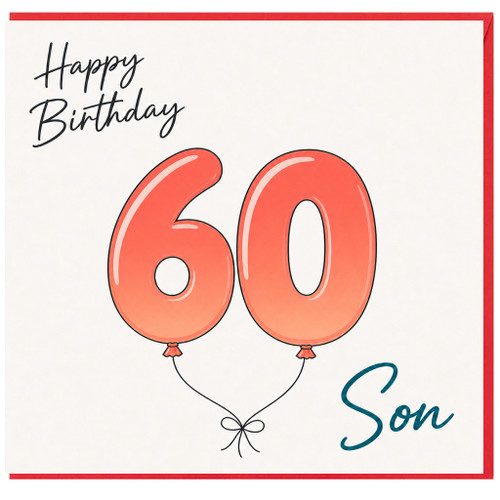 Son 60th Birthday Card