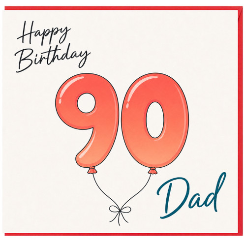 Dad 90th Birthday Card