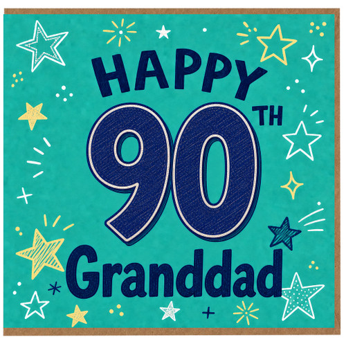 90th Birthday Card for Granddad