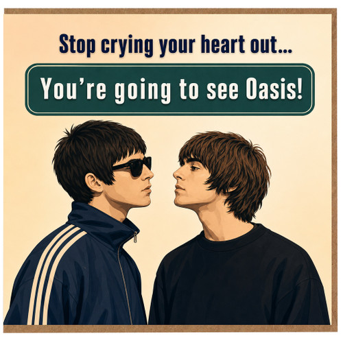 Oasis Gig Card, You’re Going to See Oasis Card
