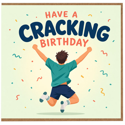 Cracking Birthday Card for Boy