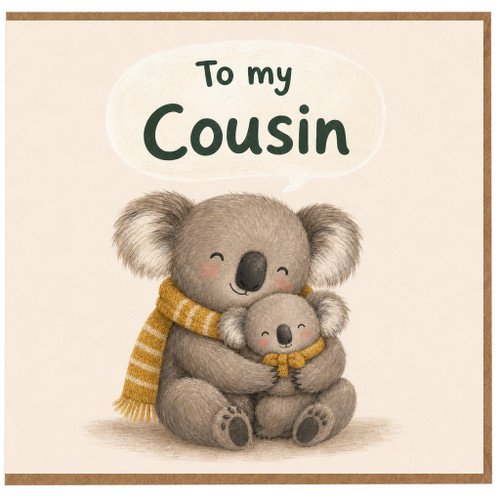 Cousin Card, To My Cousin Greeting Card