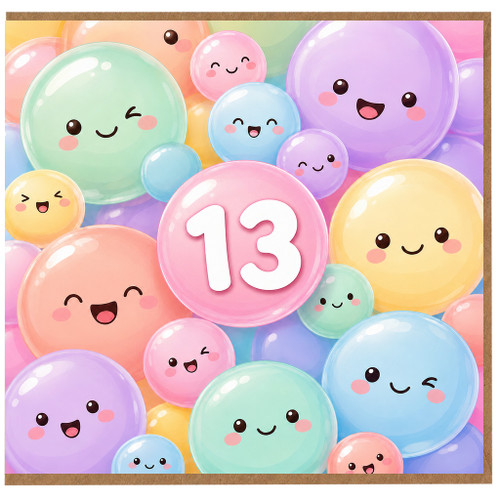 13th Birthday Card