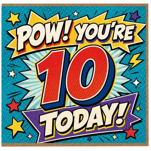 10th Birthday Card