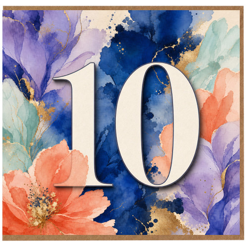 10th Birthday Card