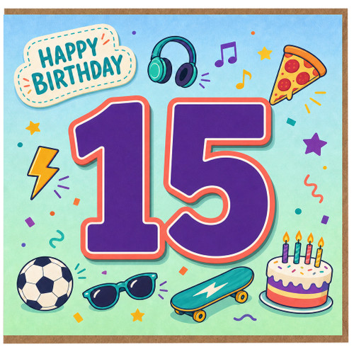 15th Birthday Card