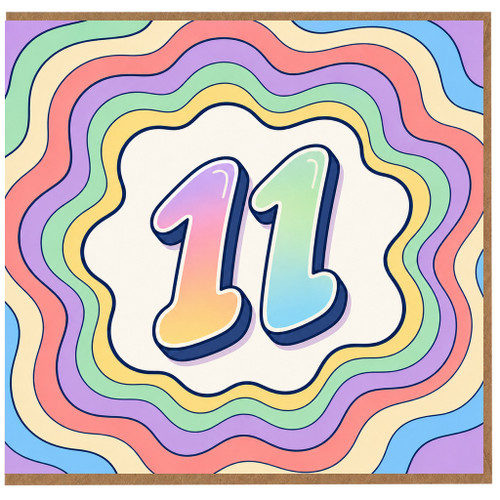 na 11th Birthday Card