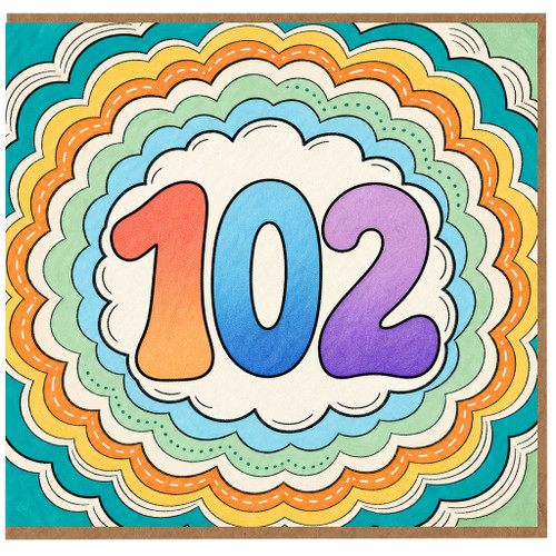 102nd Birthday Card