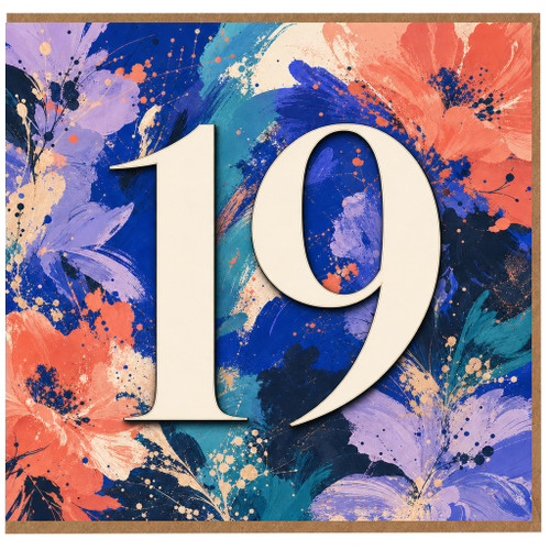 19th Birthday Card