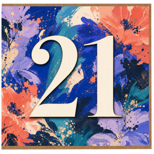 21st Birthday Card