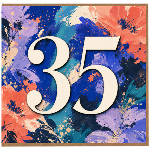 35th Birthday Card
