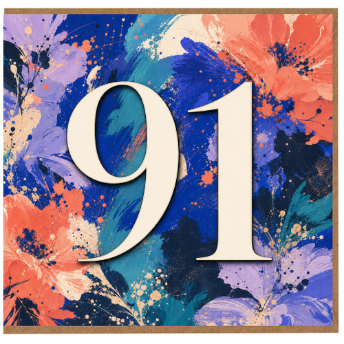 91st Birthday Card