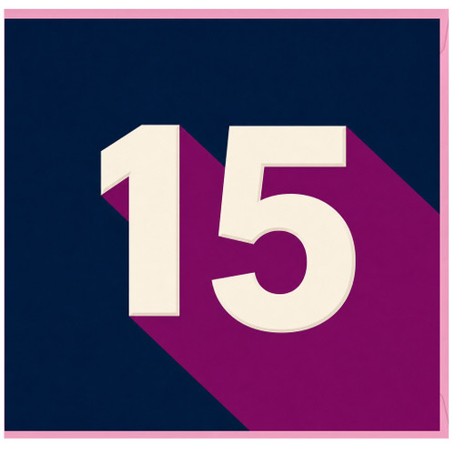 15th Birthday Card