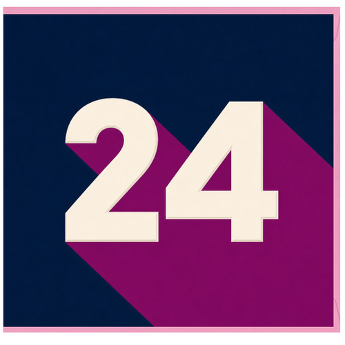 24th Birthday Card