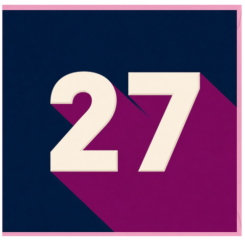 27th Birthday Card