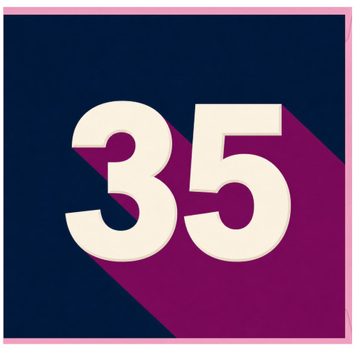35th Birthday Card