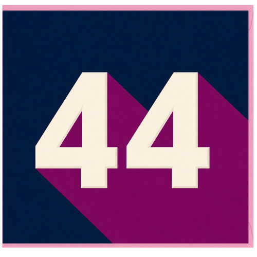 44th Birthday Card