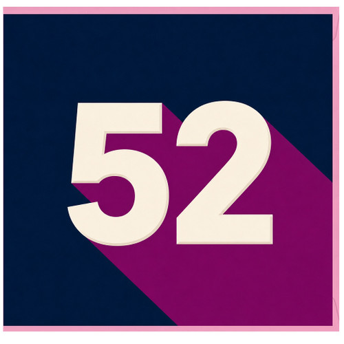 52nd Birthday Card
