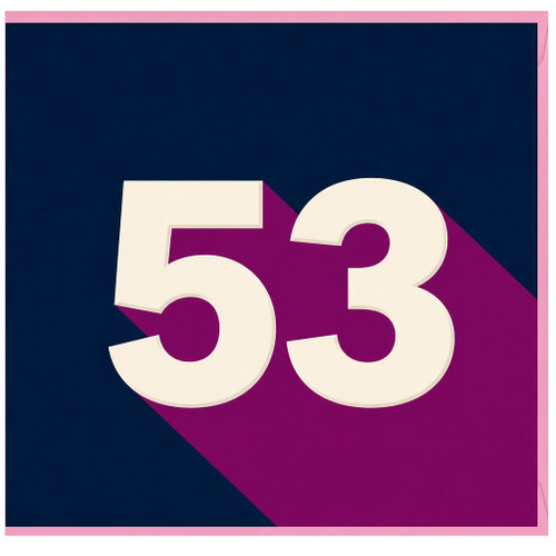 53rd Birthday Card