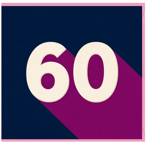 60th Birthday Card