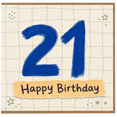 21st Birthday Card