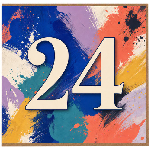 24th Birthday Card